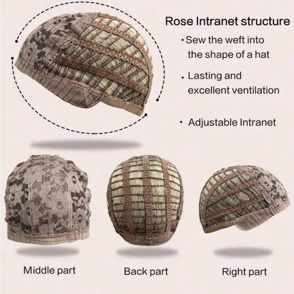 Wig with bangs dark brown/black - Picture 3 of 8